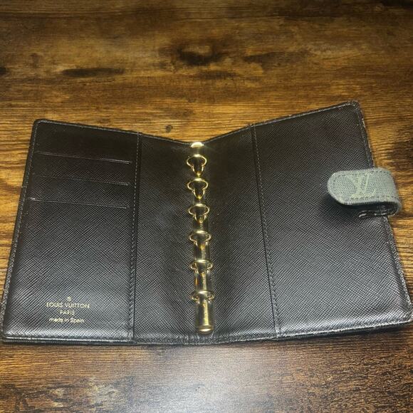 Vintage Louis Vuitton Agenda - Olive Green - Picture 4 of 4